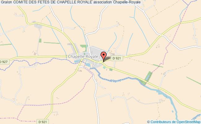 plan association Comite Des Fetes De Chapelle Royale Chapelle-Royale