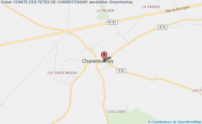 plan association Comite Des Fetes De Charentonnay Charentonnay