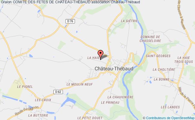 plan association Comite Des Fetes De Chateau-thebaud Château-Thébaud