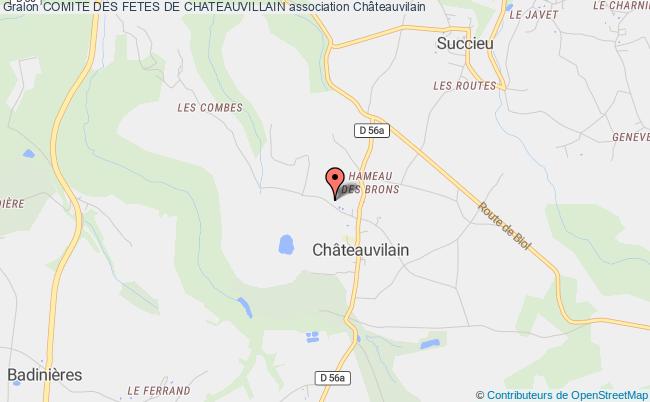 plan association Comite Des Fetes De Chateauvillain Châteauvilain
