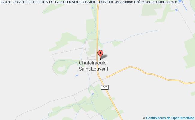 plan association Comite Des Fetes De Chatelraould Saint Louvent Châtelraould-Saint-Louvent