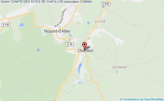 plan association Comite Des Fetes De Chatillon Châtillon