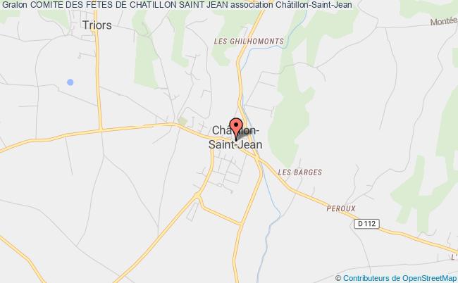 plan association Comite Des Fetes De Chatillon Saint Jean Châtillon-Saint-Jean