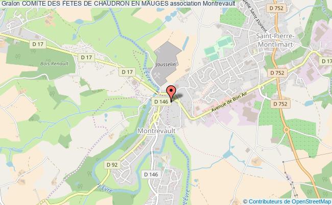 plan association Comite Des Fetes De Chaudron En Mauges Montrevault-sur-Èvre