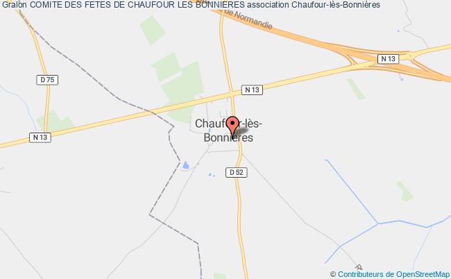 plan association Comite Des Fetes De Chaufour Les Bonnieres Chaufour-lès-Bonnières