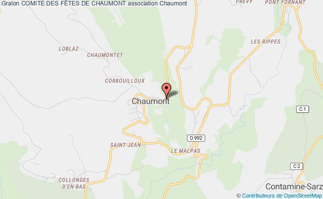 plan association ComitÉ Des FÊtes De Chaumont Chaumont
