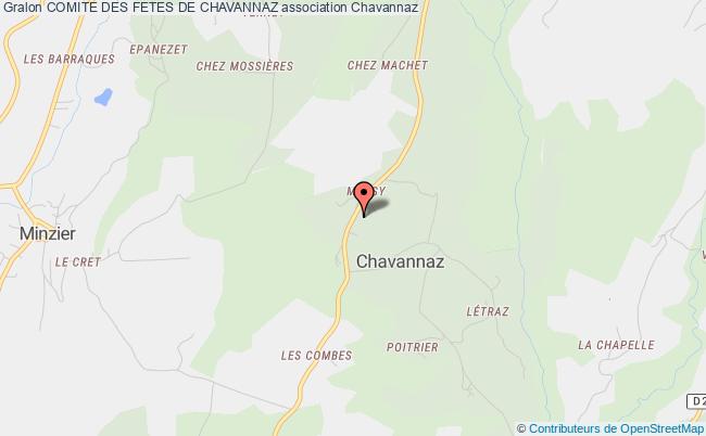 plan association Comite Des Fetes De Chavannaz Chavannaz