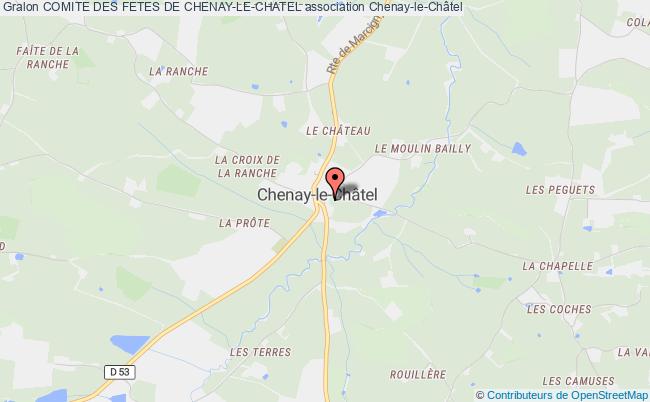 plan association Comite Des Fetes De Chenay-le-chatel Chenay-le-Châtel