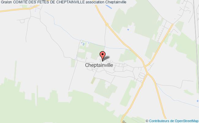 plan association ComitÉ Des Fetes De Cheptainville Cheptainville