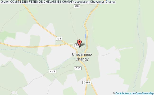 plan association Comite Des Fetes De Chevannes-changy Chevannes-Changy