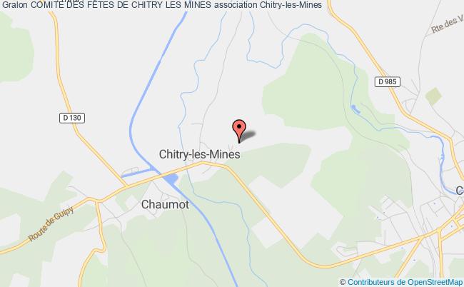 plan association Comite Des FÊtes De Chitry Les Mines Chitry-les-Mines