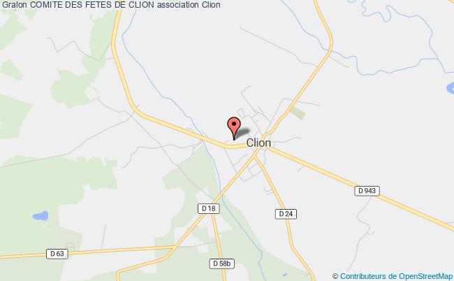 plan association Comite Des Fetes De Clion Clion