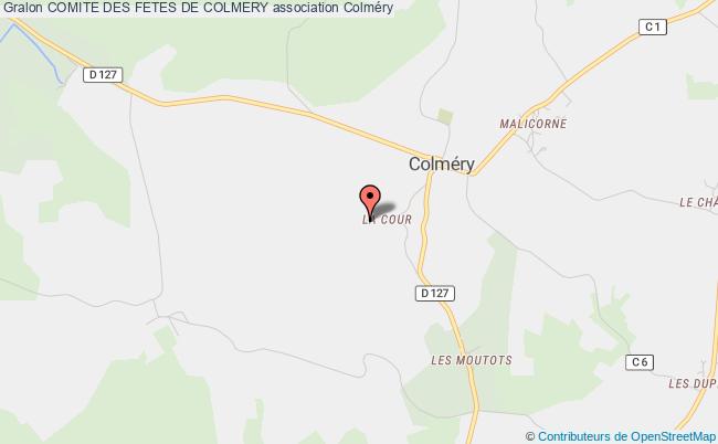 plan association Comite Des Fetes De Colmery Colméry