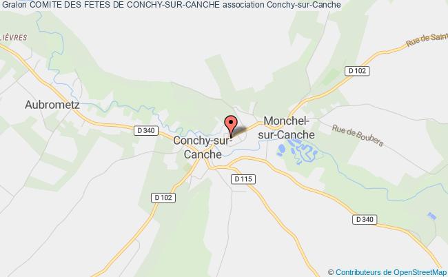 plan association Comite Des Fetes De Conchy-sur-canche Conchy-sur-Canche