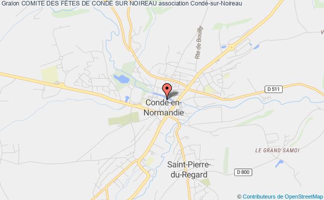 plan association ComitÉ Des FÊtes De CondÉ Sur Noireau Condé-en-Normandie