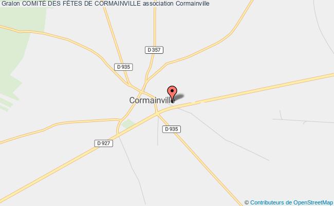 plan association ComitÉ Des FÊtes De Cormainville Cormainville