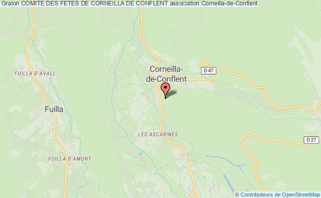 plan association Comite Des Fetes De Corneilla De Conflent Corneilla-de-Conflent