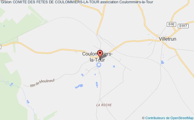 plan association Comite Des Fetes De Coulommiers-la-tour Coulommiers-la-Tour