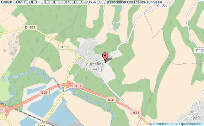 plan association Comite Des Fetes De Courcelles-sur-vesle Courcelles-sur-Vesles