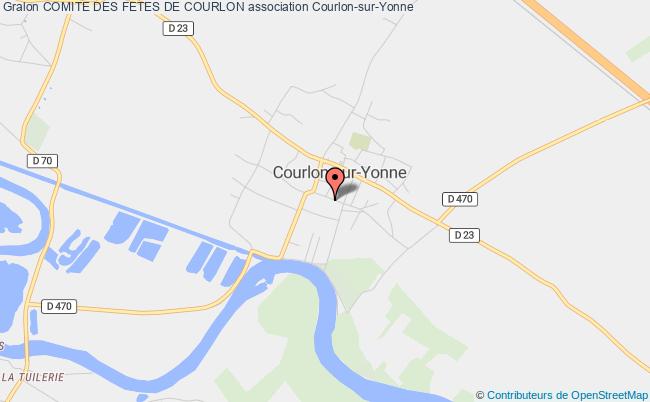 plan association Comite Des Fetes De Courlon Courlon-sur-Yonne