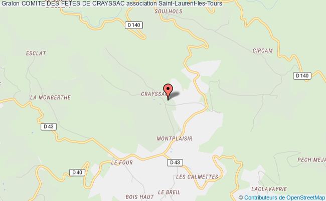 plan association Comite Des Fetes De Crayssac Saint-Laurent-les-Tours
