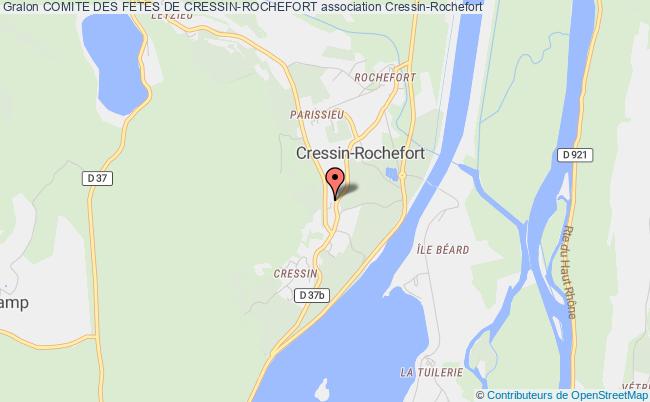 plan association Comite Des Fetes De Cressin-rochefort Cressin-Rochefort