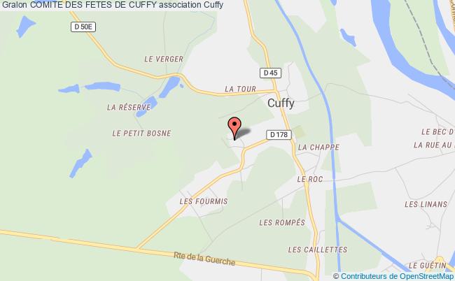 plan association Comite Des Fetes De Cuffy Cuffy