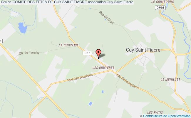 plan association Comite Des Fetes De Cuy-saint-fiacre Cuy-Saint-Fiacre