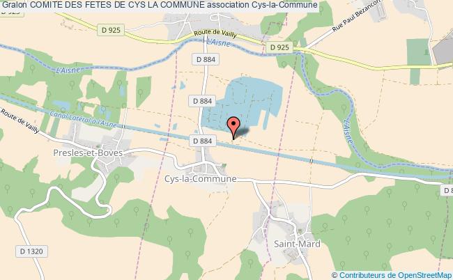 plan association Comite Des Fetes De Cys La Commune Cys-la-Commune