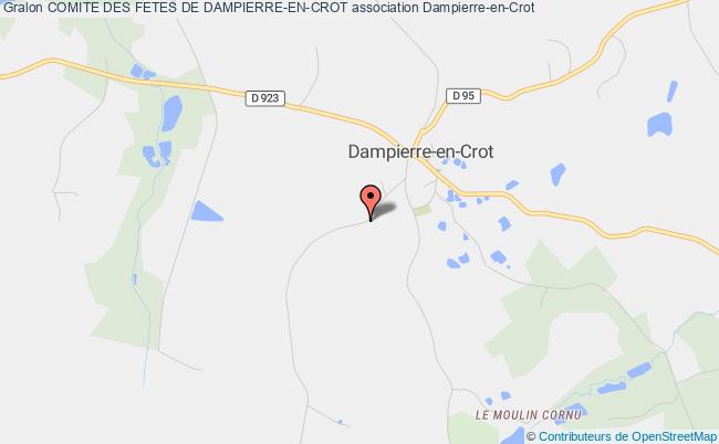 plan association Comite Des Fetes De Dampierre-en-crot Dampierre-en-Crot