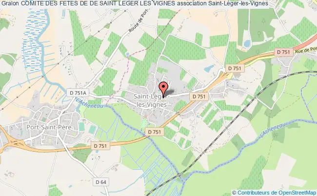 plan association Comite Des Fetes De De Saint Leger Les Vignes Saint-Léger-les-Vignes