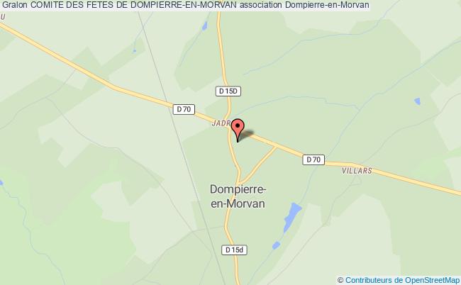plan association Comite Des Fetes De Dompierre-en-morvan Dompierre-en-Morvan