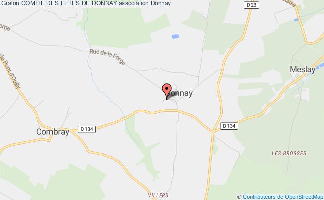 plan association Comite Des Fetes De Donnay Donnay