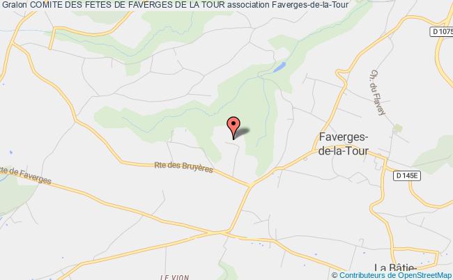 plan association Comite Des Fetes De Faverges De La Tour Faverges-de-la-Tour