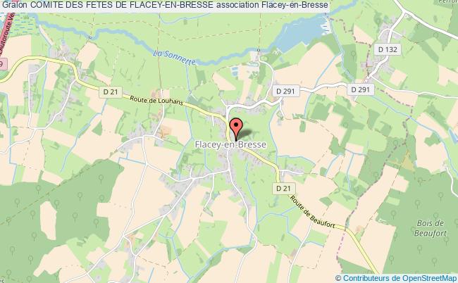 plan association Comite Des Fetes De Flacey-en-bresse Flacey-en-Bresse