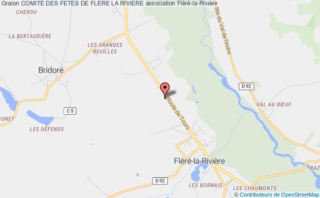 plan association Comite Des Fetes De Flere La Riviere Fléré-la-Rivière