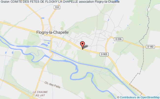 plan association Comite Des Fetes De Flogny La Chapelle FLOGNY LA CHAPELLE