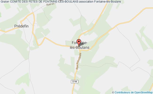 plan association Comite Des Fetes De Fontaine-les-boulans Fontaine-lès-Boulans