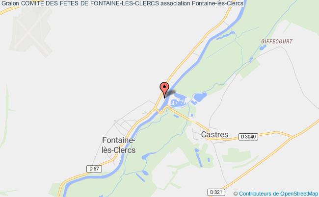 plan association Comite Des Fetes De Fontaine-les-clercs Fontaine-lès-Clercs