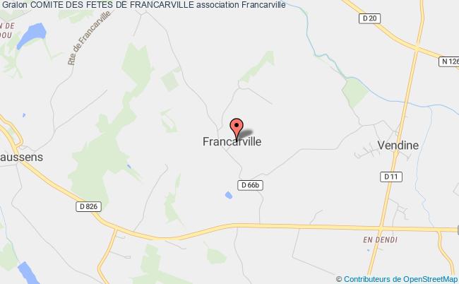 plan association Comite Des Fetes De Francarville Francarville