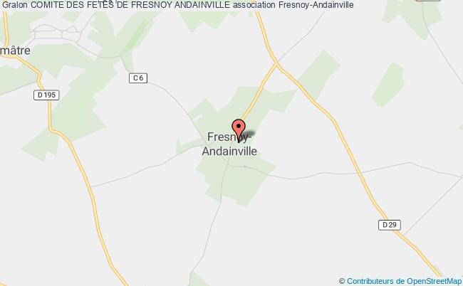 plan association Comite Des Fetes De Fresnoy Andainville Fresnoy-Andainville