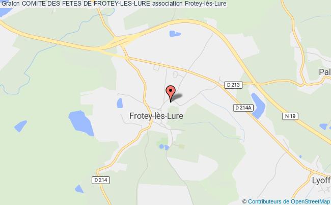 plan association Comite Des Fetes De Frotey-les-lure Frotey-lès-Lure