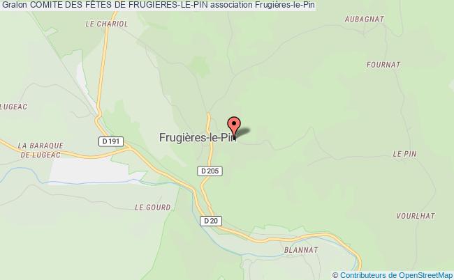 plan association Comite Des FÊtes De Frugieres-le-pin Frugières-le-Pin