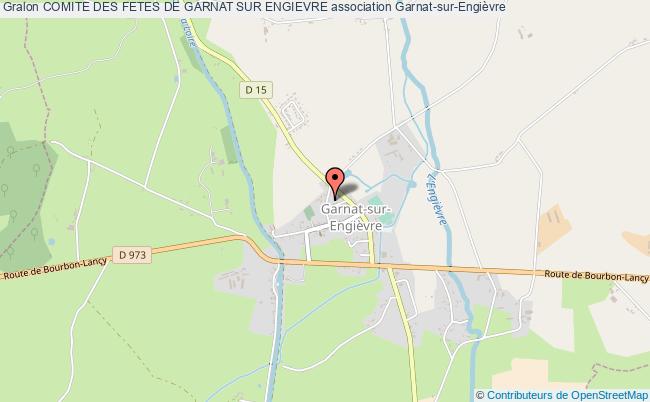 plan association Comite Des Fetes De Garnat Sur Engievre Garnat-sur-Engièvre