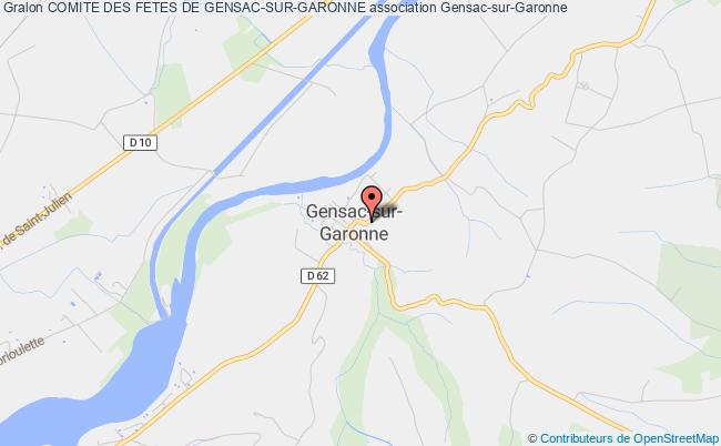 plan association Comite Des Fetes De Gensac-sur-garonne Gensac-sur-Garonne