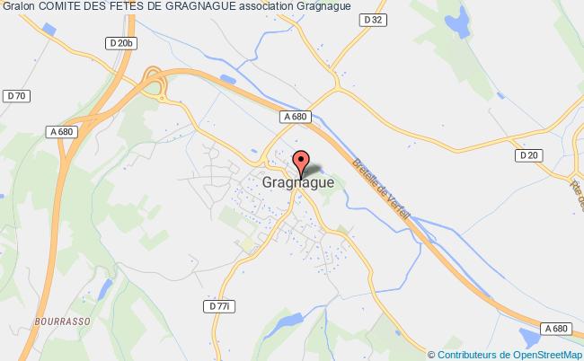 plan association Comite Des Fetes De Gragnague Gragnague