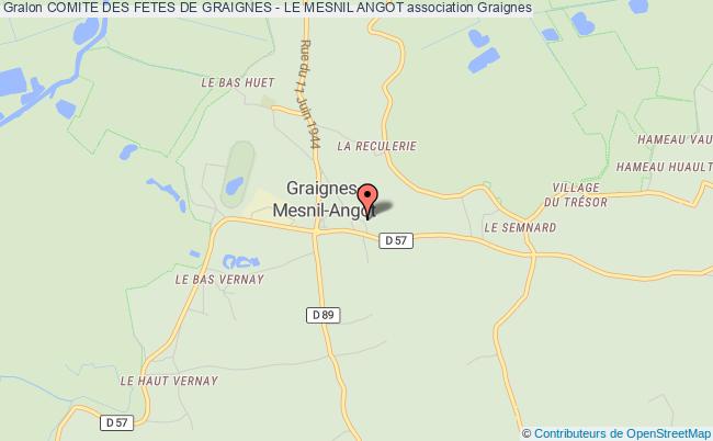 plan association Comite Des Fetes De Graignes - Le Mesnil Angot Graignes