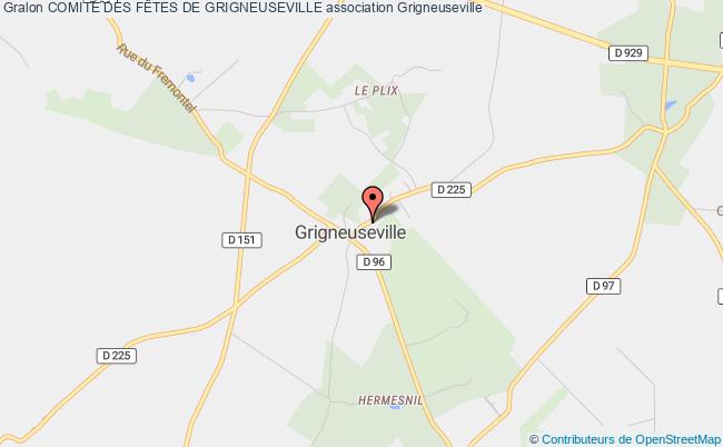 plan association ComitÉ Des FÊtes De Grigneuseville Grigneuseville