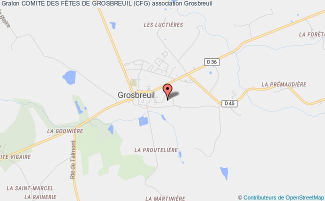 plan association ComitÉ Des FÊtes De Grosbreuil (cfg) Grosbreuil