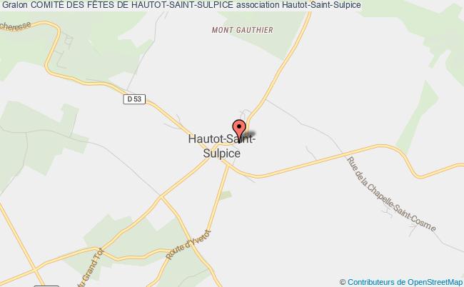 plan association ComitÉ Des FÊtes De Hautot-saint-sulpice Hautot-Saint-Sulpice